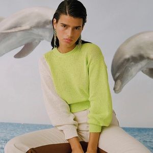 Paloma wool camu green top